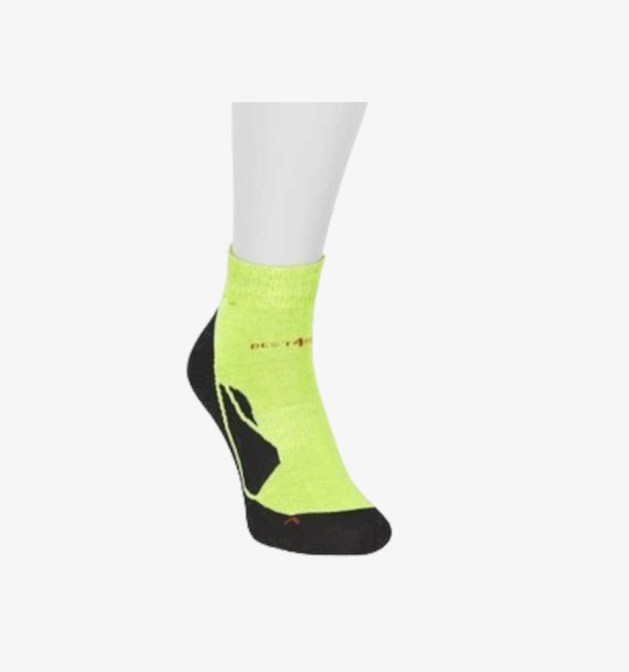 BestSilver sportsok neon yellow 1 voet